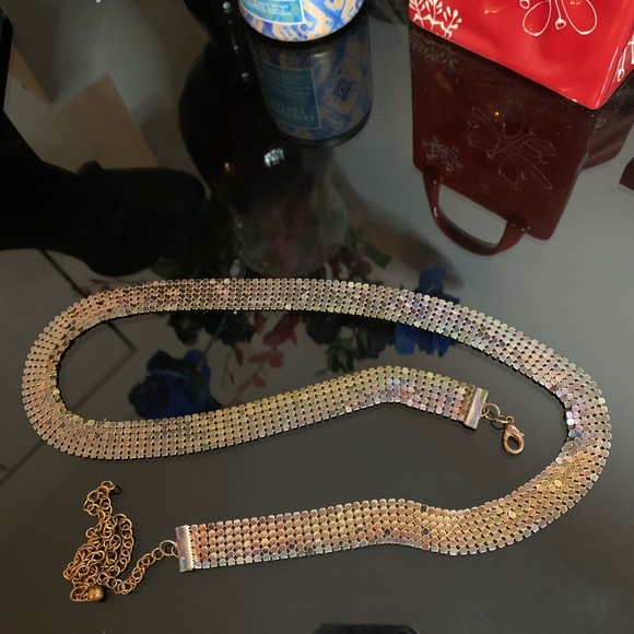 Vintage golden mesh waist chain✨💛 - Picture 4 of 13